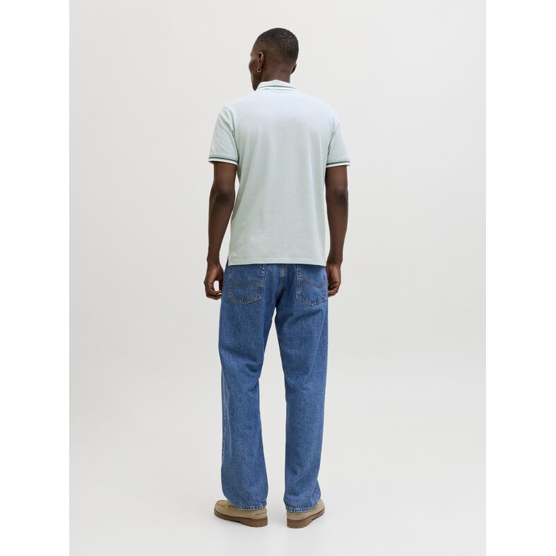 Jack & Jones Jack & Jones Men's Polo JJEPAULOS Light Green/Light Blue
