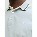 Jack & Jones Jack & Jones Heren Polo JJEPAULOS Lichtgroen/Lichtblauw