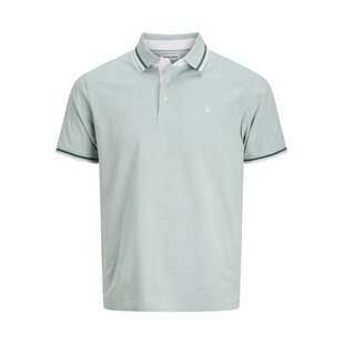 Jack & Jones Men's Polo JJEPAULOS Light Green/Light Blue