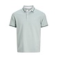 Jack & Jones Jack & Jones Heren Polo JJEPAULOS Lichtgroen/Lichtblauw