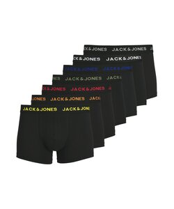 Jack & Jones Men's Boxer Shorts Solid Trunks JACBASIC 7-Pack Black