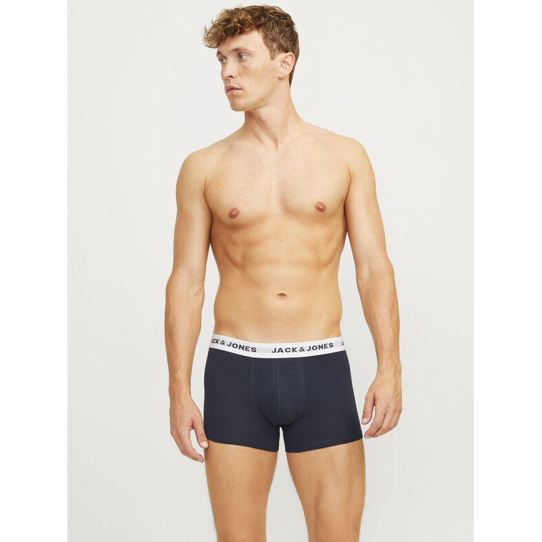 Jack & Jones Jack & Jones Heren Boxershorts Effen Trunks JACBASIC 7-Pack