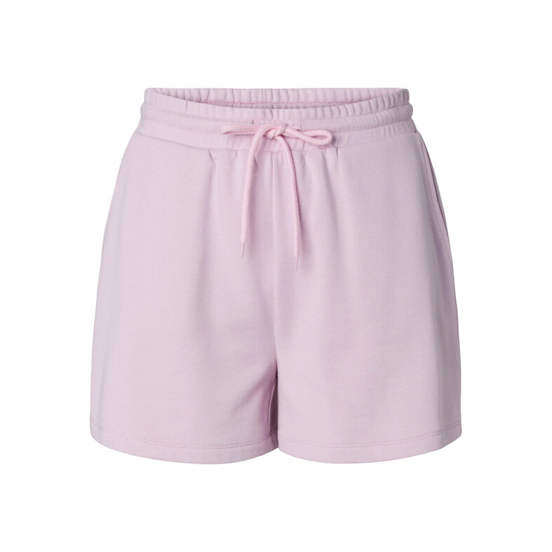 PIECES Pieces Dames Loose Shorts PCCHILLI Sweat Pants Effen Lila Paars