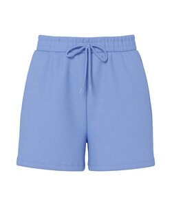 Pieces Women's Loose Shorts PCCHILLI Sweat Pants Solid Blue