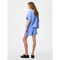 PIECES Pieces Dames Loose Shorts PCCHILLI Sweat Pants Effen Blauw