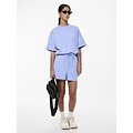 PIECES Pieces Dames Loose Shorts PCCHILLI Sweat Pants Effen Blauw