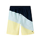 Name It Name It Boys Long Swim Short NKMZATOZ Colorblock Dark Blue/Light Blue/Light Green