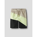 Name It Name It Boys Long Swim Short NKMZATOZ Colorblock Gray/Light Green/Black
