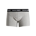 Jack & Jones Jack & Jones Heren Boxershorts Trunks JACANTHONY 3-Pack Effen Grijs/Donkerblauw/Zwart