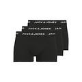 Jack & Jones Jack & Jones Men's Boxer Shorts Trunks JACANTHONY 3-Pack Plain Black
