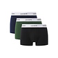 Lacoste Lacoste Men's Boxer Shorts Trunks 3-Pack Black/Green/Navy Blue