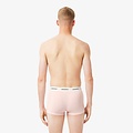 Lacoste Lacoste Heren Boxershorts Trunks 3-Pack Lichtroze/Grijs/Navy Blauw