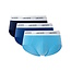 Lacoste Lacoste Heren Slips Casual Briefs 3-Pack Blauw/Lichtblauw/Navy Blauw