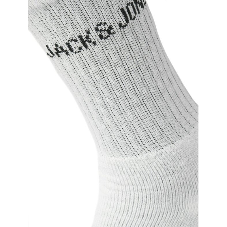 Jack & Jones Jack & Jones Men's Sports Socks JACREGEN Tennis Socks 9-Pack White