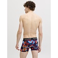 Jack & Jones Jack & Jones Men's Boxer Shorts Plain Trunks JACOZZIE 5-Pack Dark Blue/Black Floral/Plain