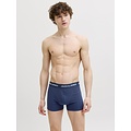 Jack & Jones Jack & Jones Heren Boxershorts Effen Trunks JACOZZIE 5-Pack Donkerblauw/Zwart Gebloemd/Effen