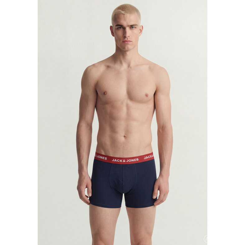 Jack & Jones Jack & Jones Heren Boxershorts Trunks JACSOLID Effen 10-Pack Multicolor