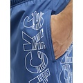Jack & Jones Jack & Jones Men's Plus Size Swim Short JPSTMAUI WAVE Logo Blue