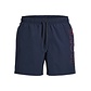 Jack & Jones Jack & Jones Heren Plus Size Zwemshort JPSTMAUI WAVE Logo Donkerblauw