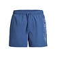 Jack & Jones Jack & Jones Men's Plus Size Swim Short JPSTMAUI WAVE Logo Blue