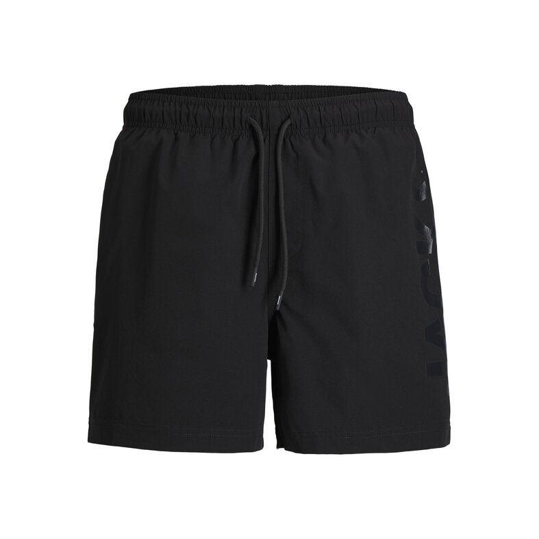 Jack & Jones Jack & Jones Heren Plus Size Zwemshort JPSTMAUI WAVE Logo Zwart