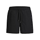 Jack & Jones Jack & Jones Men's Plus Size Swim Short JPSTMAUI WAVE Logo Black