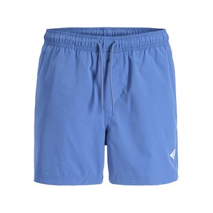 Jack & Jones Men's Plus Size Swim Short JPSTMAUI TROPIC Solid Blue