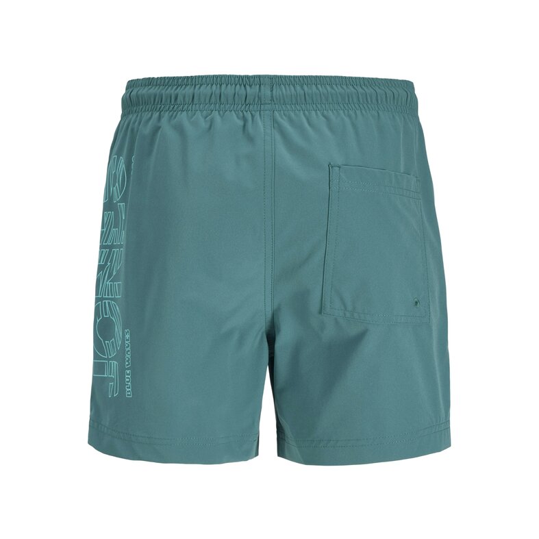 Jack & Jones Junior Jack & Jones Junior Boys Swim Short JPSTMAUI WAVE Logo Green