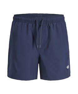 Jack & Jones Heren Plus Size Zwemshort JPSTMAUI TROPIC Effen Donkerblauw