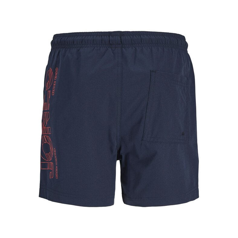 Jack & Jones Junior Jack & Jones Junior Boys Swim Short JPSTMAUI WAVE Logo Dark Blue