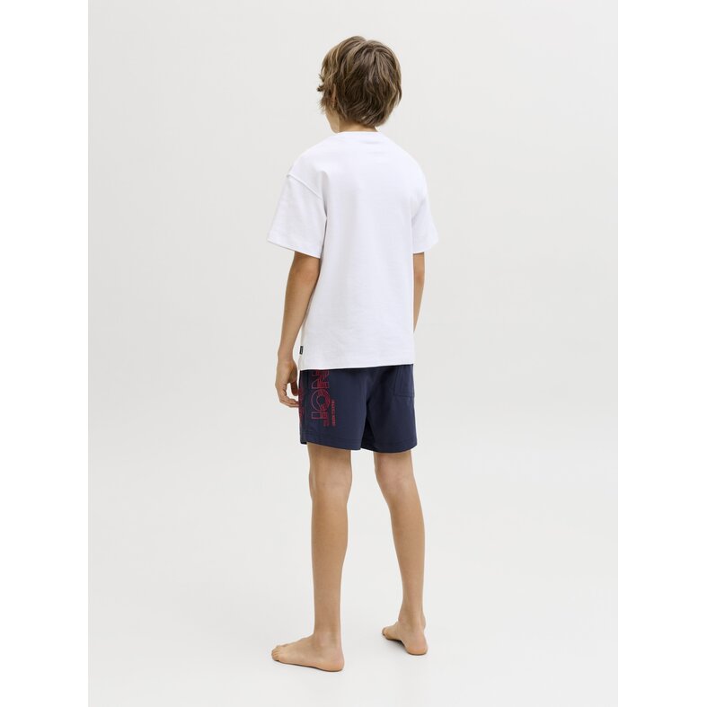 Jack & Jones Junior Jack & Jones Junior Boys Swim Short JPSTMAUI WAVE Logo Dark Blue