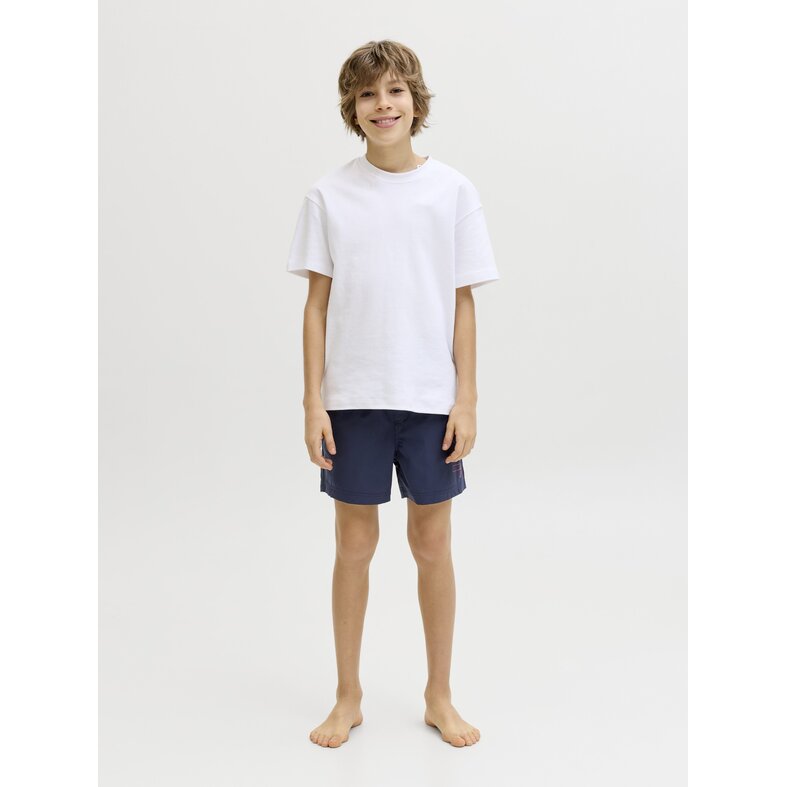 Jack & Jones Junior Jack & Jones Junior Boys Swim Short JPSTMAUI WAVE Logo Dark Blue