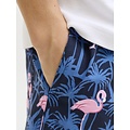 Jack & Jones Junior Jack & Jones Junior Boys Swim Short JPSTMAUI VIBES Dark Blue Flamingo/Palm Print