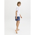 Jack & Jones Junior Jack & Jones Junior Boys Swim Short JPSTMAUI VIBES Dark Blue Flamingo/Palm Print