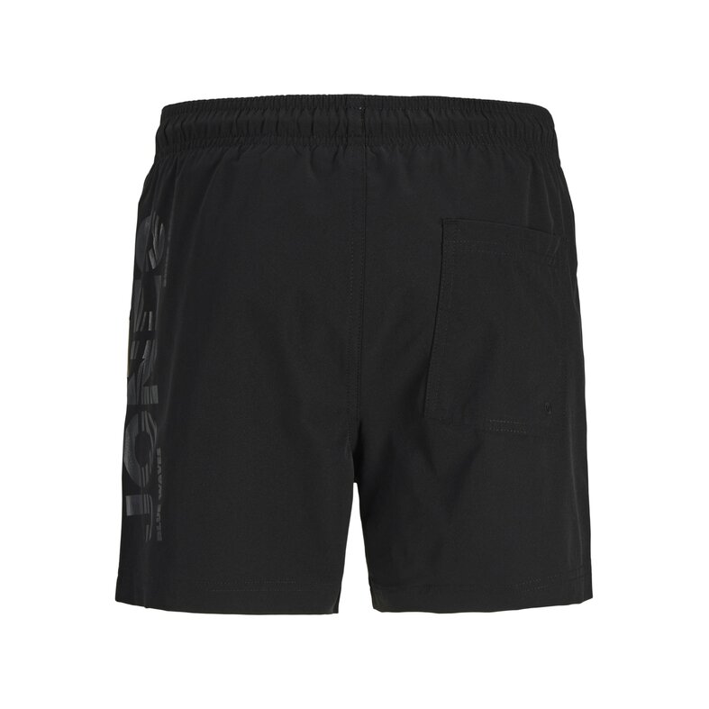 Jack & Jones Junior Jack & Jones Junior Jongens Zwemshort JPSTMAUI WAVE Logo Zwart