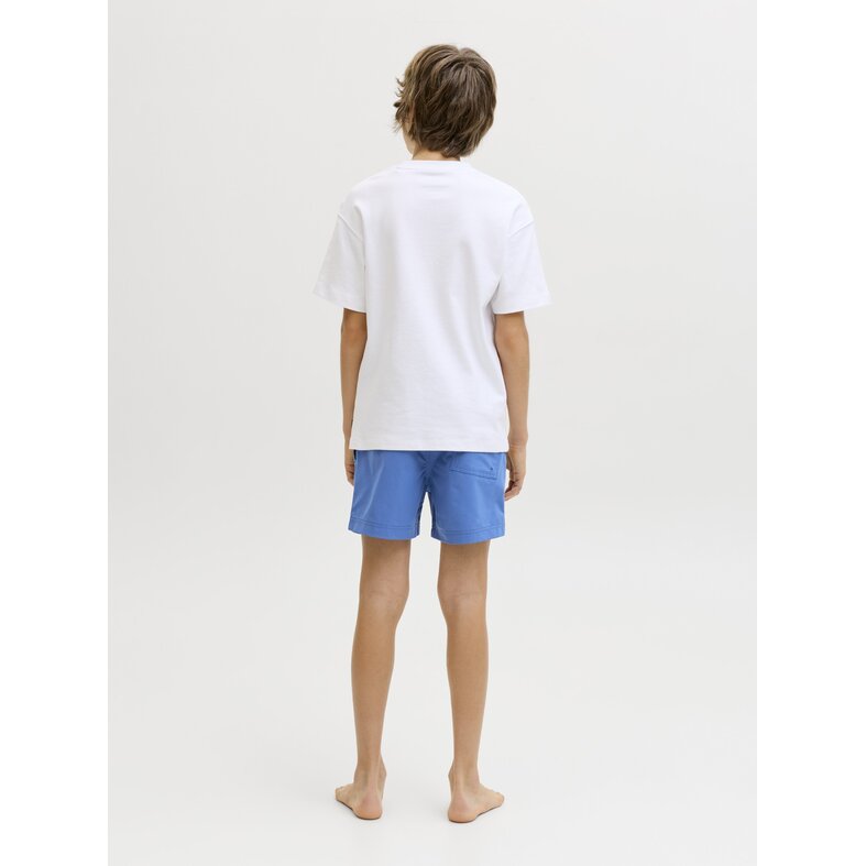 Jack & Jones Junior Jack & Jones Junior Boys Swim Short JPSTMAUI SURF Double Waistband Solid Blue