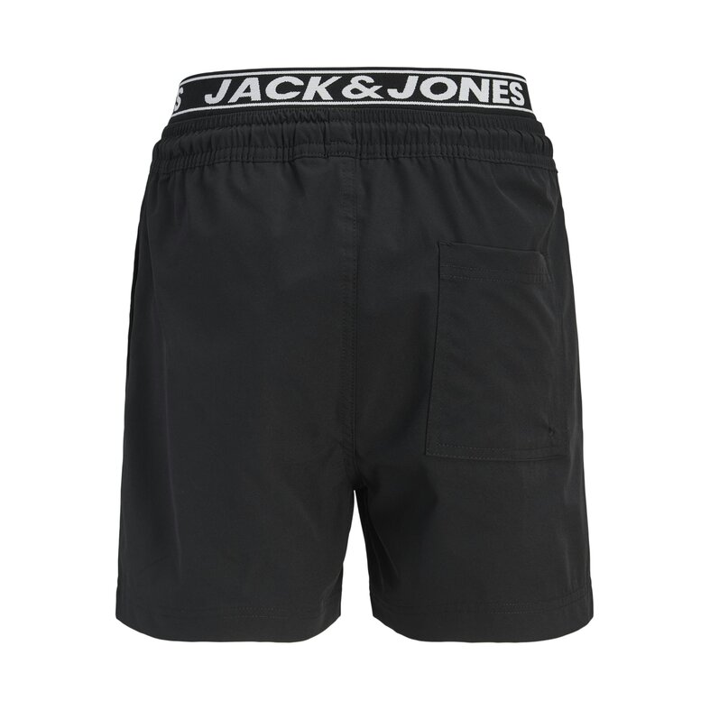Jack & Jones Junior Jack & Jones Junior Jongens Zwemshort JPSTMAUI SURF Dubbele Waistband Effen Zwart