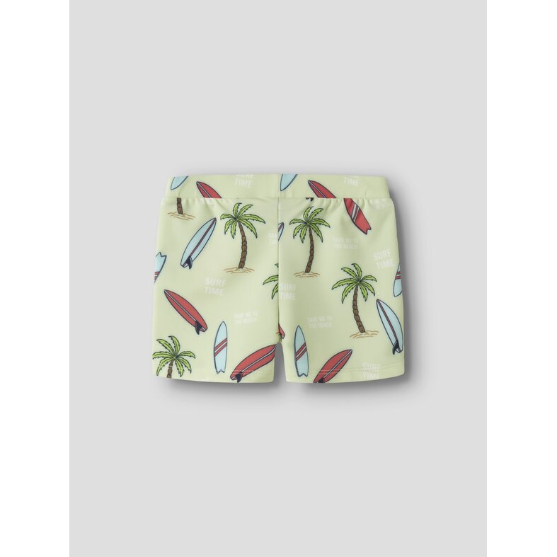 Name It Name It Jongens Zwembroek Strak NMMZIGURT Surf Print Lichtgroen