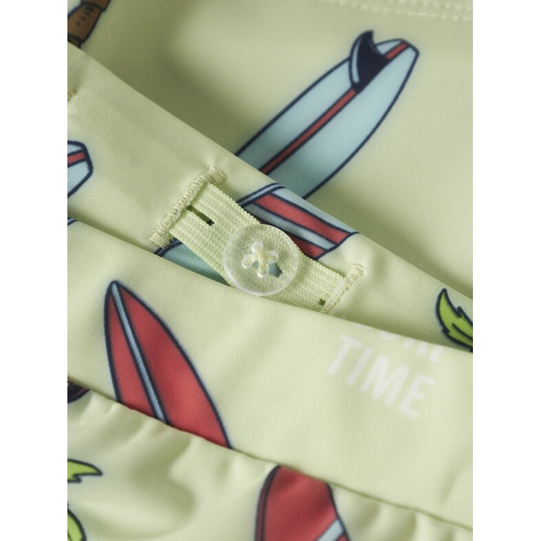 Name It Name It Jongens Zwembroek Strak NMMZIGURT Surf Print Lichtgroen