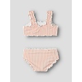 Name It Name It Meisjes Bikini Set Geribd NMFZIKKA Strik Rood Gestreept