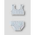 Name It Name It Meisjes Bikini Set Geribd NMFZIKKA Strik Blauw Gestreept
