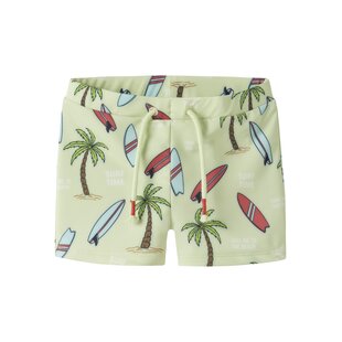 Name It Jongens Zwembroek Strak NMMZIGURT Surf Print Lichtgroen