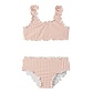 Name It Name It Girls Bikini Set Ribbed NMFZIKKA Bow Striped Red