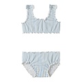 Name It Name It Girls Bikini Set Ribbed NMFZIKKA Bow Blue Striped