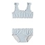 Name It Name It Girls Bikini Set Ribbed NMFZIKKA Bow Blue Striped
