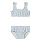 Name It Name It Girls Bikini Set Ribbed NMFZIKKA Bow Blue Striped
