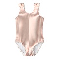 Name It Name It Girls Swimsuit Ribbed NMFZIKKA Bow Red Striped