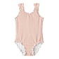 Name It Name It Meisjes Badpak Geribd NMFZIKKA Strik Rood Gestreept