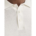Jack & Jones Jack & Jones Men's Polo JJEGEORGE Plain Cream White