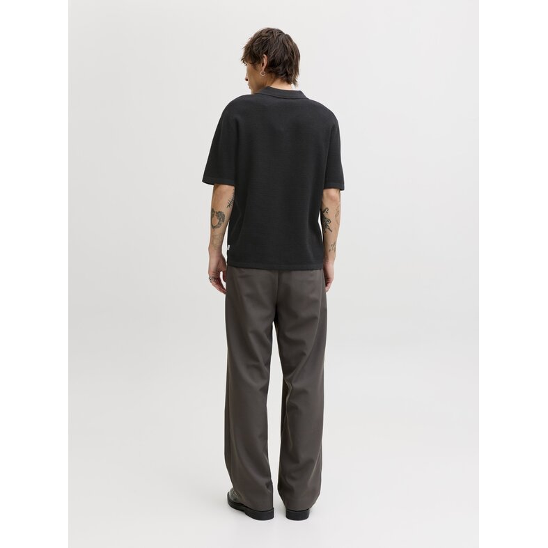 Jack & Jones Jack & Jones Heren Polo JJEGEORGE Effen Zwart